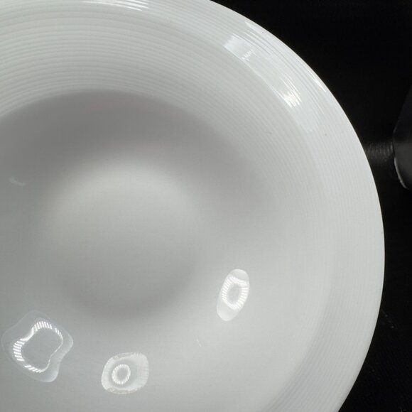 Fortessa White Swirl Round Deep Dish Bowl 9inch Bowls Dishes Porcelain Set 4 VTG - Picture 15 of 15